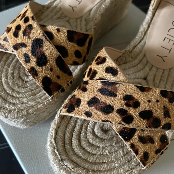 Sole Society Leopard Print Women's Sandals - Picture 7 of 8
